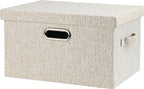 Graciadeco Medium 15" 21 Quart Collapsible Stackable Storage Bins by GraciadecoStorage