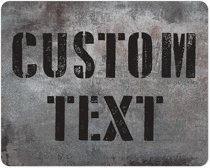 Custom Sign, Custom Street Sign, 11 Font Colors, 13 Font Styles, 4 Hole Options by MySignCenter