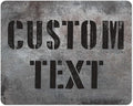 Custom Sign, Custom Street Sign, 11 Font Colors, 13 Font Styles, 4 Hole Options by MySignCenter