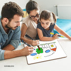 Scribbledo White Board Dry Erase Board 11" x14” Mini Double Sided Personal - Image 8