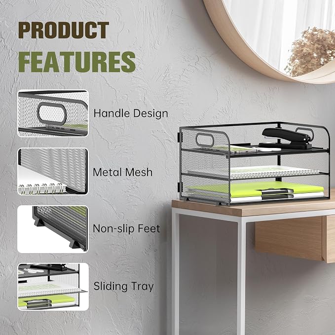 Daltack 3-Tier Paper Organizer - Image 4