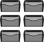 EasyPAG 6 Single Pocket Wall File Organizer, Mesh Hanging File Folder Organizer by EasyPAG