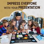 White Tri-Fold Presentation Board 28" X 40" Display Exhibition Board - Image 4