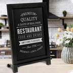 HBCY Creations Rustic Black Wooden Tabletop Chalkboard - Image 6