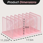 Kuntine.B Desk File Organizer Upright Mesh Desktop Organizer File Sorter Office - Image 2