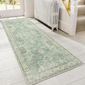 GENIMO 2'6''x6 Runner Rugs for Hallway, Machine Washable Non Slip Vintage Rugs by GENIMO