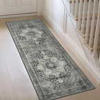 GENIMO 2x12 Runner Rugs for Hallway, Machine Washable Non Slip Vintage Rugs - Image 3