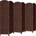 DURASPACE 6 Panel Room Divider, 6ft Tall Folding Privacy Screen, 19.5" Wide by DURASPACE