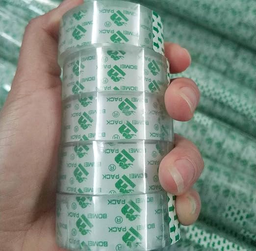 BOMEI PACK 48 Rolls Crystal Clear Transparent Tape, Stationery Tape Refills - Image 5