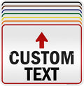 Custom Arrow Directional Sign, 18x24 Inches, 3M EGP Reflective, Rust Free .080 by MySignCenter