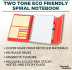 DISCOUNT PROMOS Eco Friendly Spiral Notebooks - Image 3