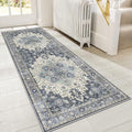 GENIMO 2x10 Runner Rugs for Hallway, Machine Washable Non Slip Vintage Rugs by GENIMO