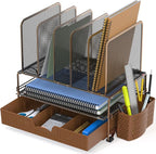 Simple Houseware Mesh Desk Organizer - Image 5