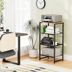 GEORIS 4 Tier Printer Stand, Spacious Floor Mount, Industrial, Printer Table - Image 5