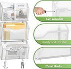 YINGHUA 3 Pack Mesh File Holders Wall Mounted - Image 4