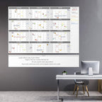 CLEVER CLEAN Large Dry Erase Wall Calendar - Image 6