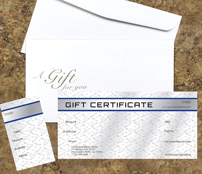 Custom Gift Certificates Cards by Impactonlineprinting