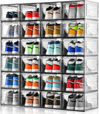 12 Pack Shoe Boxes Shoes Organizer, Shoe Storage Organizer Boxes - Image 6