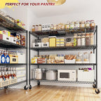 REIBII 75.6" H Storage Shelves Metal Shelving Unit - Image 8