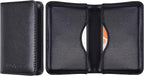 Wisdompro Business Card Holder, 2-Sided PU Leather Folio Name Card Holder by Wisdompro