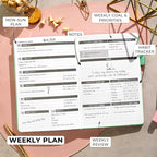 Clever Fox Planner – Undated Weekly & Monthly Planner - Image 3
