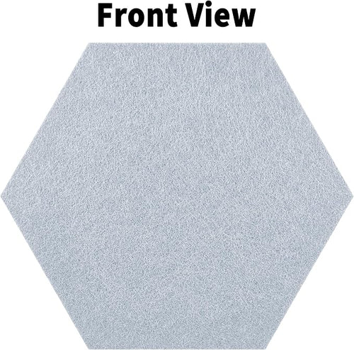 12'' Medium Hexagon Cork-Bulletin Board Tiles Adhesive 10PCS 12x10 inch - Image 2