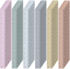 ForraFun 120 Pcs 12 Inch Plastic Ruler Bulk Colorful Transparent Ruler by Unknown