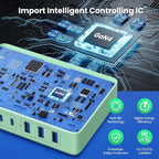 USB C Charger 300W USB C Charger Block, 8-Ports GaN IV Fast Charging Station Hub - Image 4