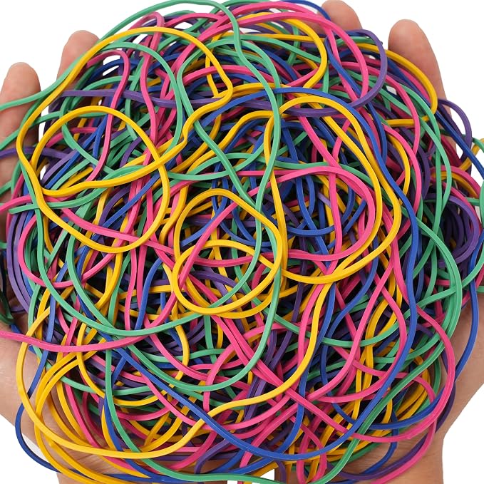 YOUOWO Rubber Bands Size #117A Multicolour 200g Strong Large Big Elastic Bands - Image 5