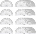 EBOOT 50 Pcs Math Protractors Plastic Protractor 180 Degrees, 4 Inches by eBoot