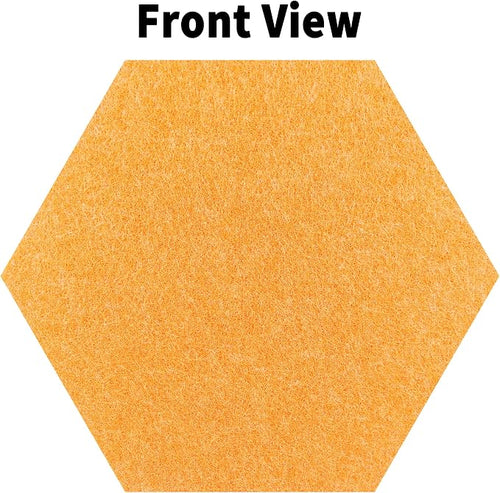 12'' Medium Hexagon Cork-Bulletin Board Tiles Frameless 10 Pack Adhesive - Image 2