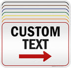 Custom Arrow Directional Sign by My Sign Center by MySignCenter