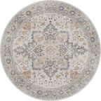 GENIMO 5FT Round Area Rugs for Living Room, Circle Rugs Machine Washable Low - Image 7