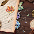 Fantasy Fourth Wings Dragon Bookmarks -4 Designs: Fire Red, Ice Blue, Thunder - Image 5