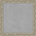 Amanti Art Silver Framed Magnetic Board 28x28 Medium Vision Board by AmantiArt