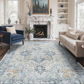 GENIMO 3x5 Area Rugs for Living Room, Machine Washable Rug, Non Slip Vintage by GENIMO