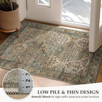 GENIMO 3x5 Area Rugs for Living Room, Machine Washable Non Slip Vintage Rugs - Image 7