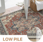 GENIMO 2x5 Runner Rugs for Hallway, Machine Washable Non Slip Vintage Rugs - Image 5