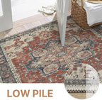 GENIMO 2x8 Runner Rugs for Hallway, Machine Washable Non Slip Vintage Rugs - Image 4