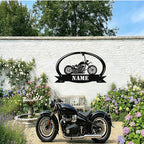 Custom Motorcycle Metal Sign Personalized Biker Name Signs Custom Garage - Image 5