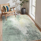 GENIMO Washable Area Rugs for Living Room, 8x10 Modern Non Slip Rugs, Low Pile - Image 2