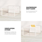 SEE SRPING XX-Large Shoe Storage Box Fit Size 14, Shoe Rack Sneaker Containers - Image 4