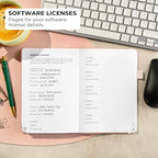 Clever Fox Password Book with alphabetical tabs. Internet Address Organizer - Image 6