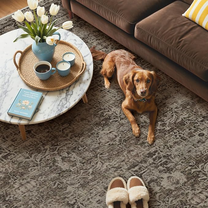 GENIMO 5x7 Area Rug Machine Washable Boho Rug - Image 3
