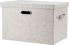 Graciadeco Large 17 36 Quart Collapsible Stackable Storage Bins by GraciadecoStorage