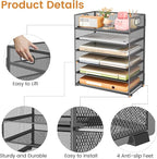 Subekyu 6 Tier Paper Organizer for Desk - Image 5