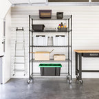 Seville Classics UltraDurable Heavy Duty NSF Solid Steel Wire Rack Storage Unit - Image 4