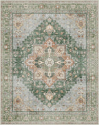 GENIMO 5x7 Area Rugs for Living Room, Machine Washable Non Slip Vintage Rugs - Image 7