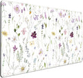 Cute Flower Mouse Pad Aesthetic Desk Mat Plants Large Extended Gaming Mousepad by LuckyCow