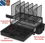 SIMPLE HOUSEWARE Mesh Desk Organizer - Image 3